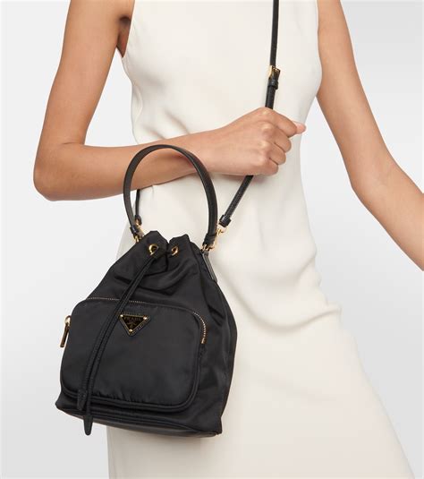 prada leather bucket bag singapore|Prada re nylon bucket bag.